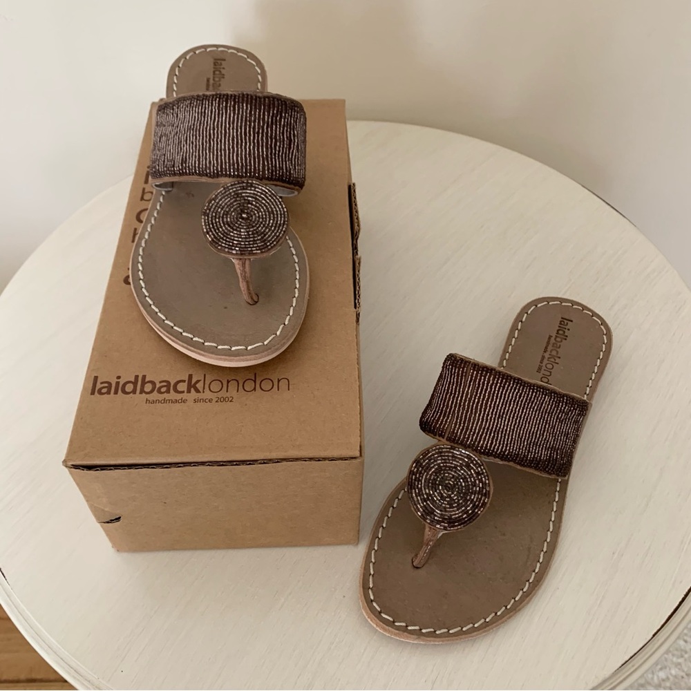 Laidback London Heron Sandals, Pink, Size 8, NWT